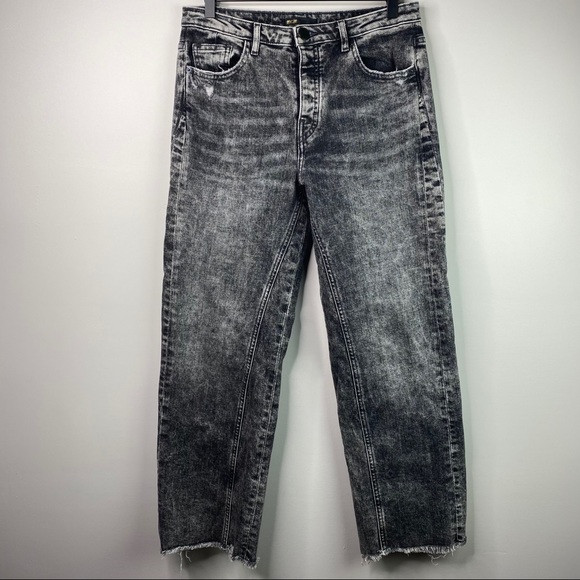 Maje Denim - Maje Paris Frayed Hem Distressed Ankle Jean